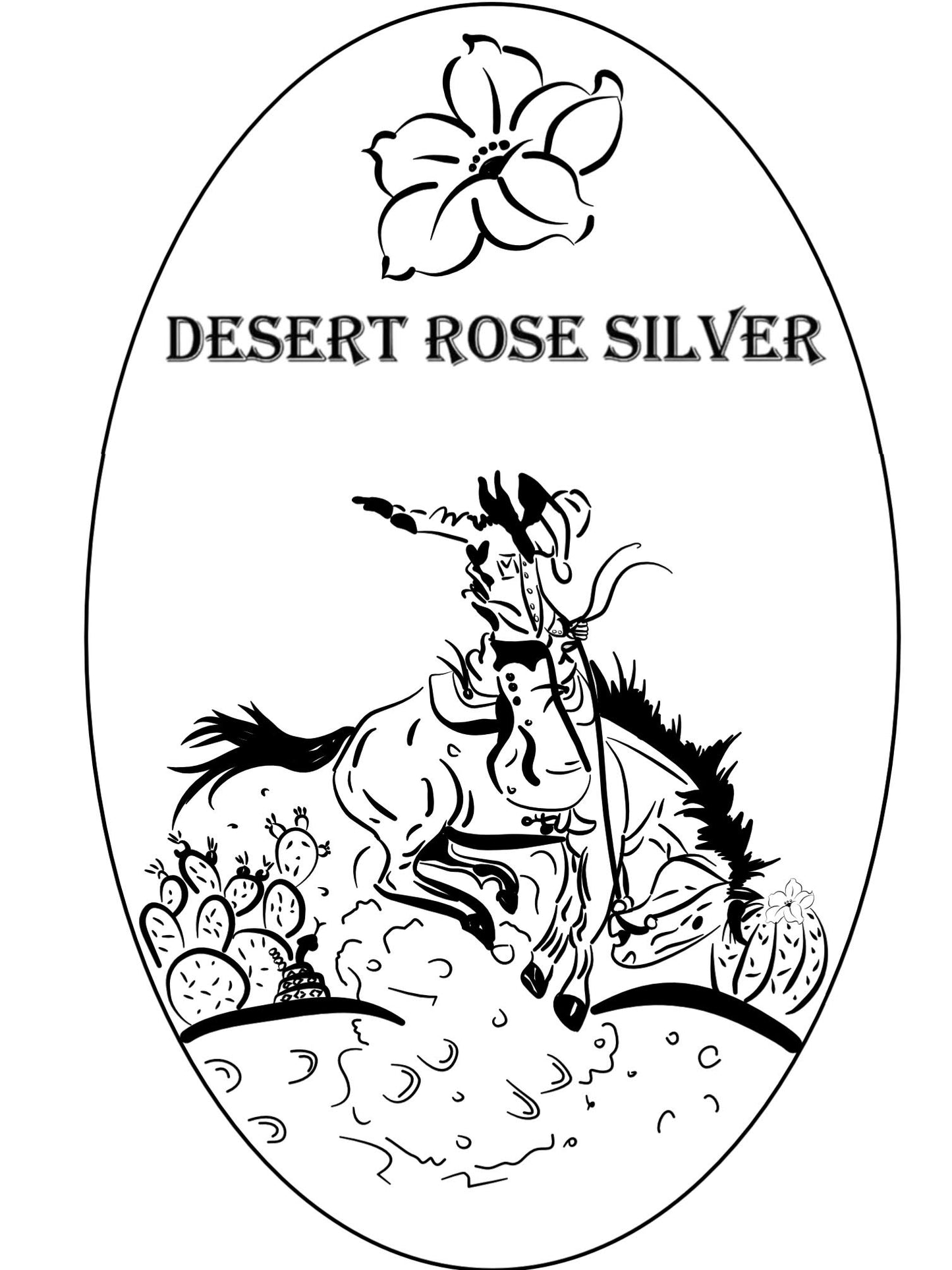 Bucking Desert Bronc Hoodies