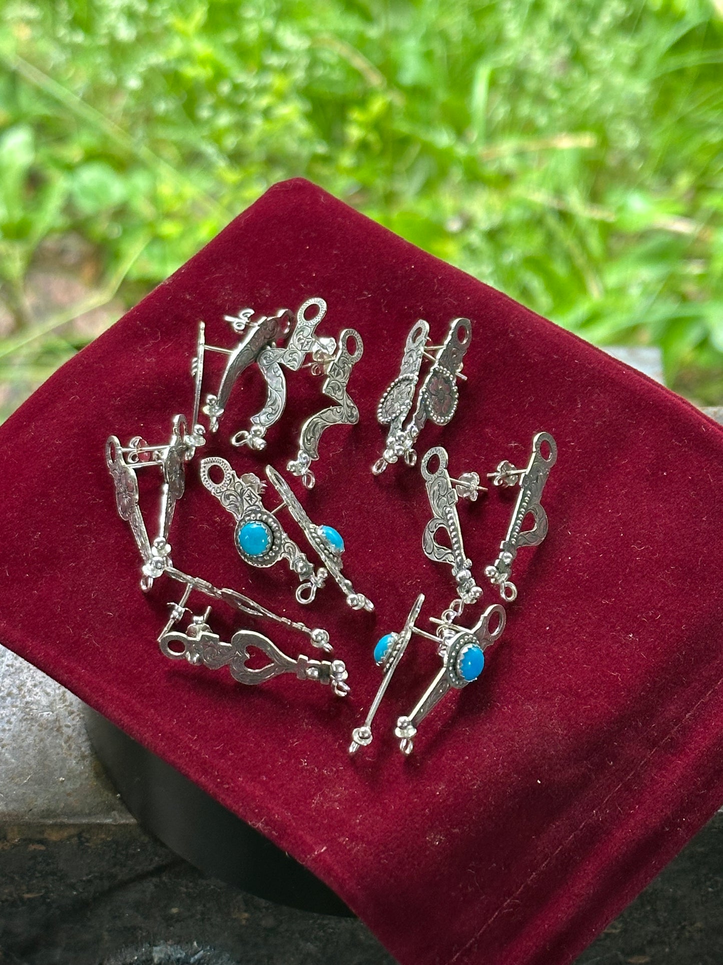 Bit Cheek Stud Earrings