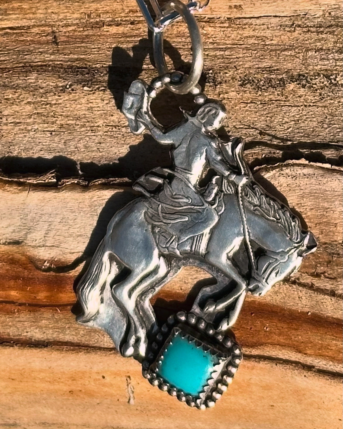 Bucking Bronco Necklace