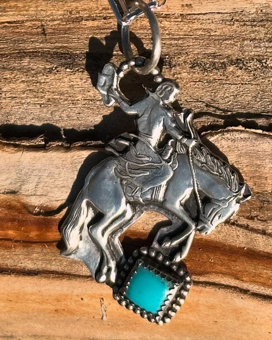 Bucking Bronco Necklace