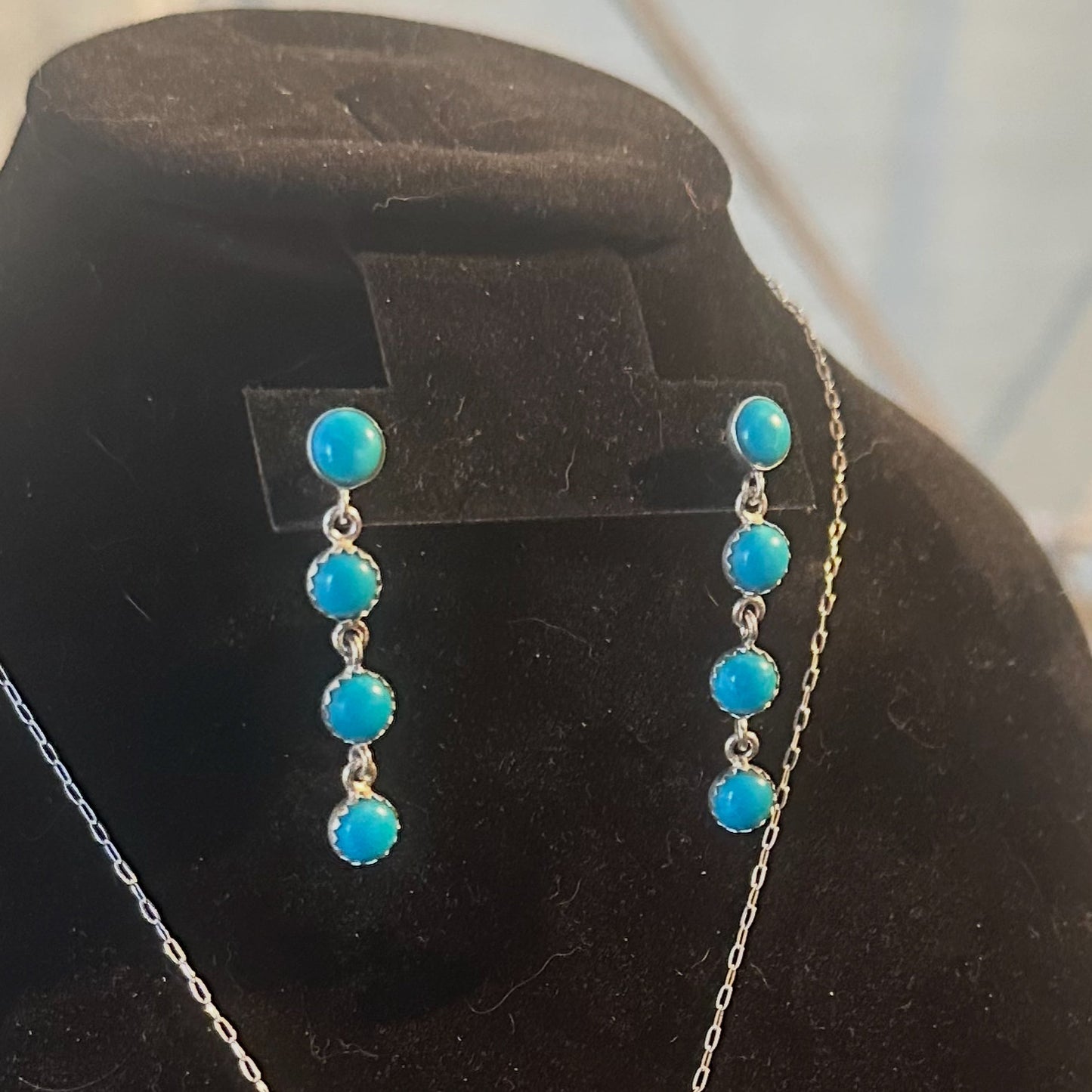 Dangle Turquoise Earrings
