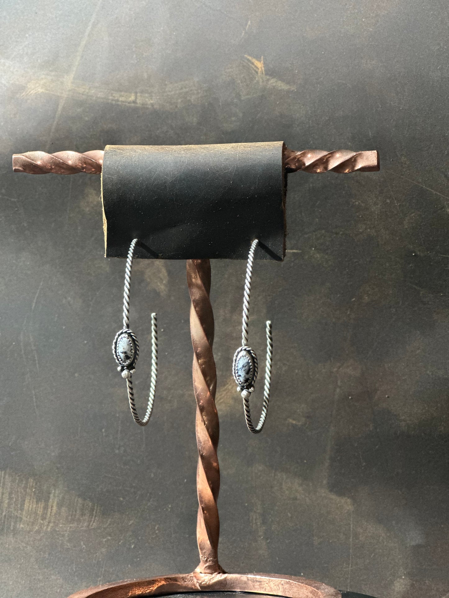 Tears from a Rose Hoop earrings