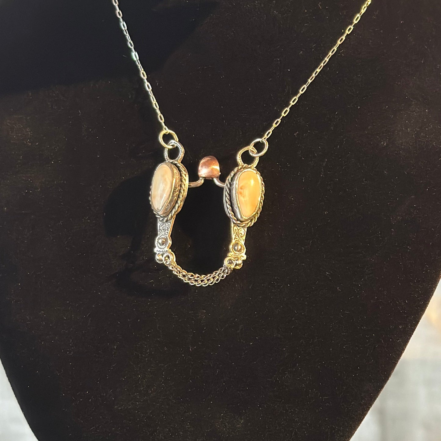 Elk Ivory Salinas Bit necklace