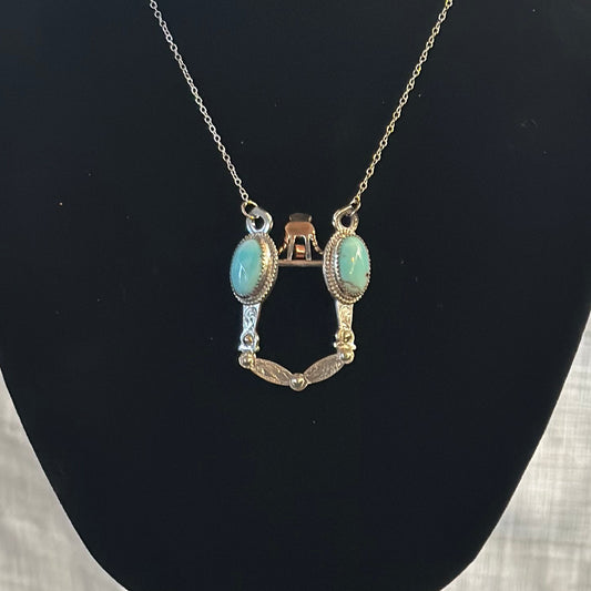 Golden Hill Spade Necklace