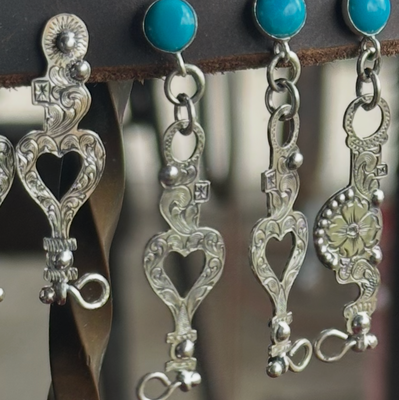 Bit Cheek Dangle Earrings