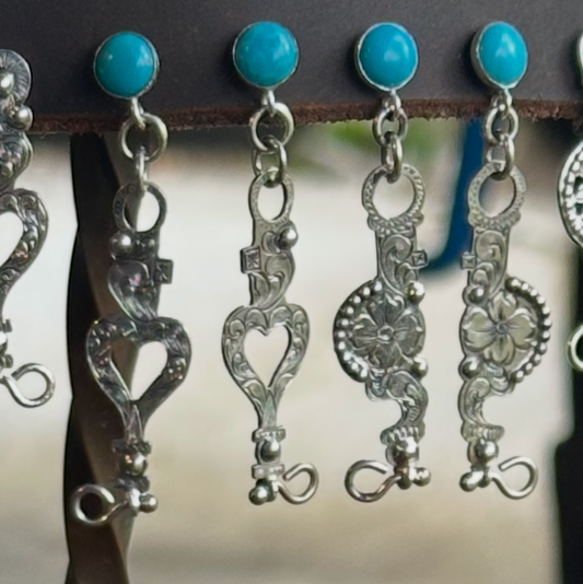 Bit Cheek Dangle Earrings