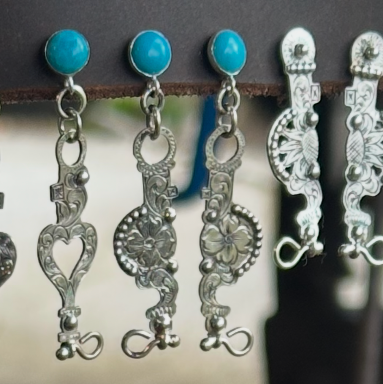 Bit Cheek Dangle Earrings