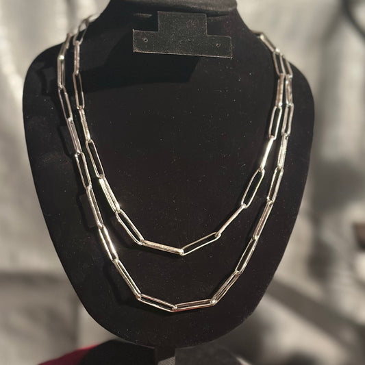 Handmade Large Paperclip Chain