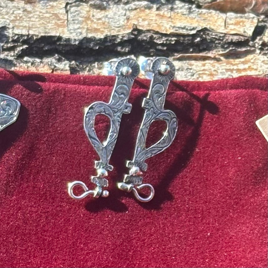 Bit Cheek Stud Earrings