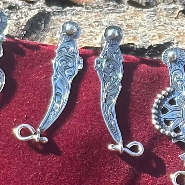 Bit Cheek Stud Earrings