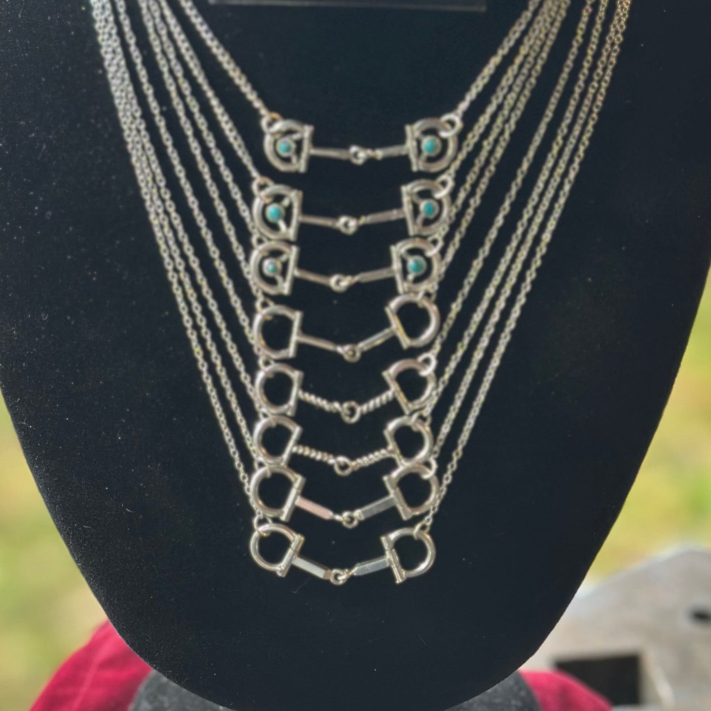 Fully Articulated Snaffle necklace